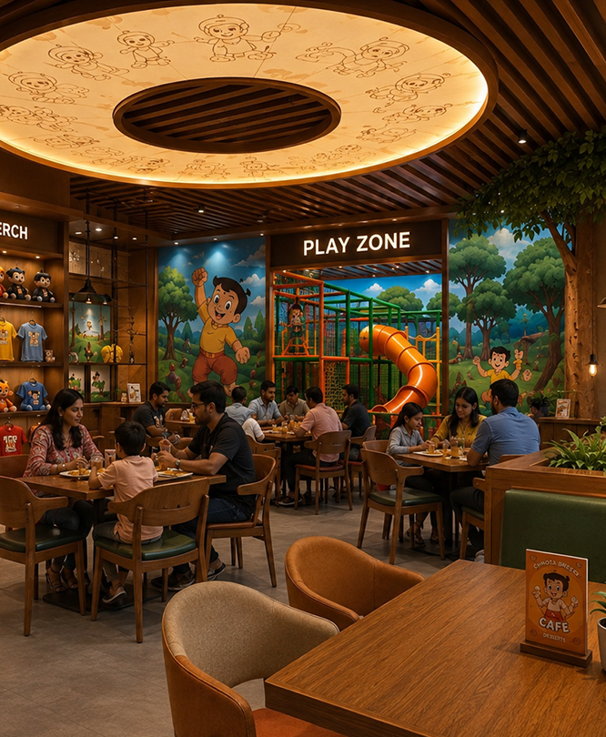 Stories café interior