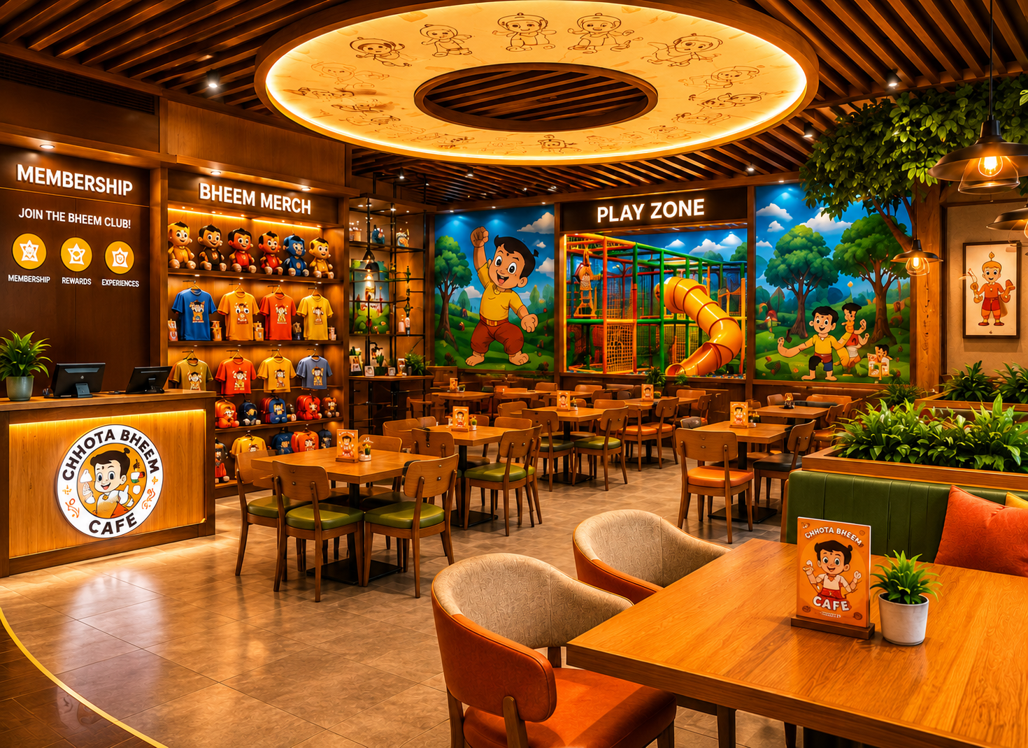 Stories café interior